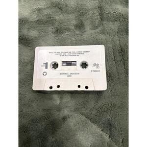 Michael Jackson – Bad (1987) Vintage Audio Cassette Tape, Pop Classic Album